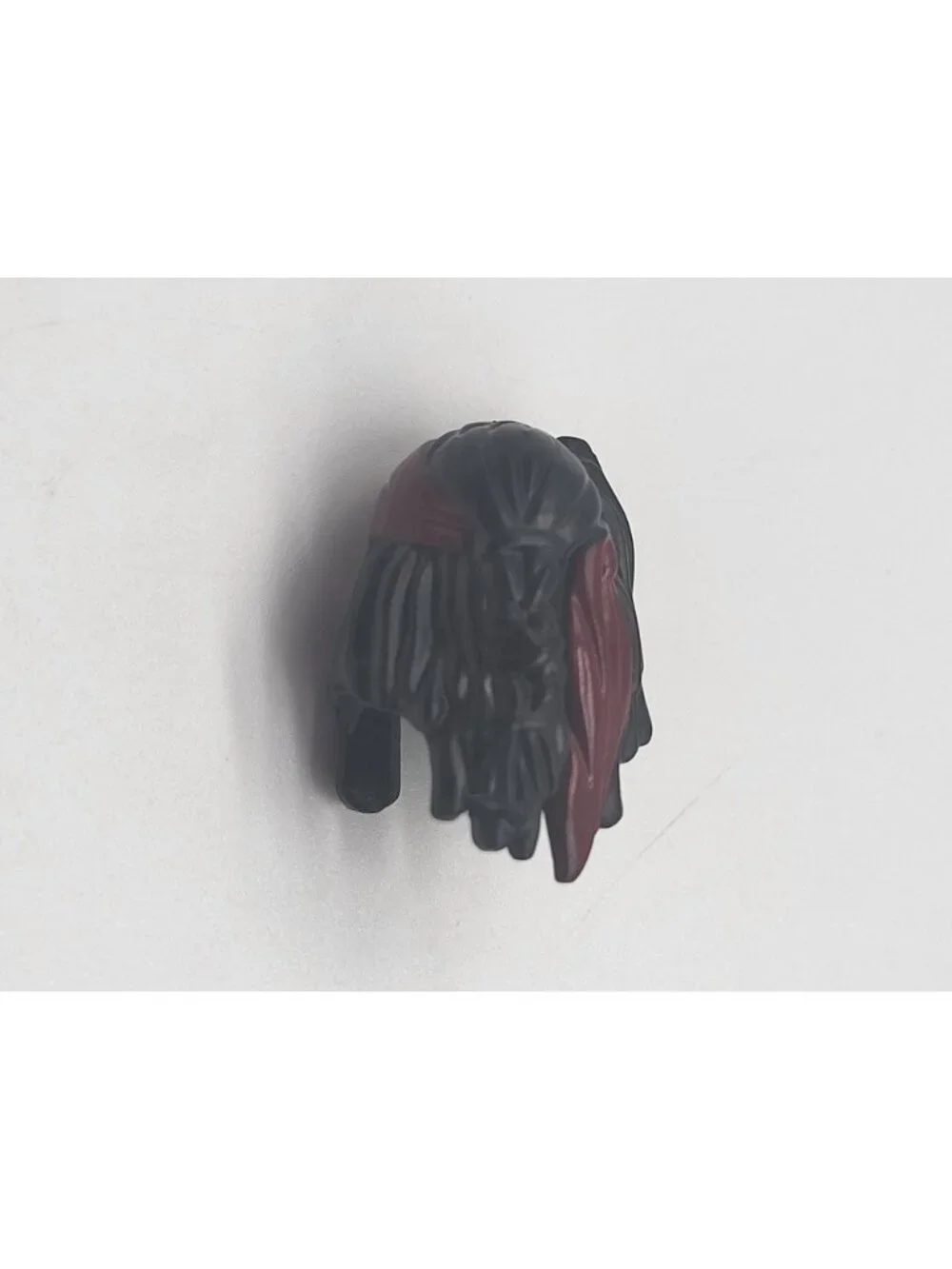 LEGO Black Captain Jack Hair Minifigure Dark Red Bandana Dreadlocks Wig POTC